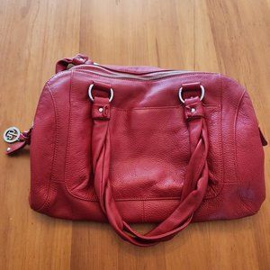 Audrey Brooke red leather purse